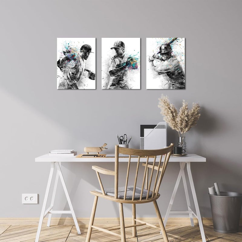 Kalormore Sports Themed Baseball Wall Art Prints - Image 3