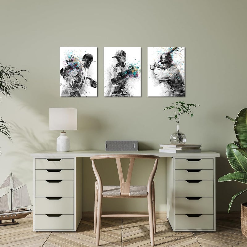 Kalormore Sports Themed Baseball Wall Art Prints - Image 4