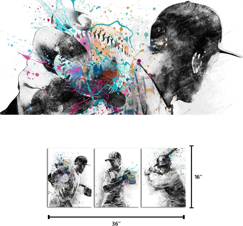 Kalormore Sports Themed Baseball Wall Art Prints - Image 5