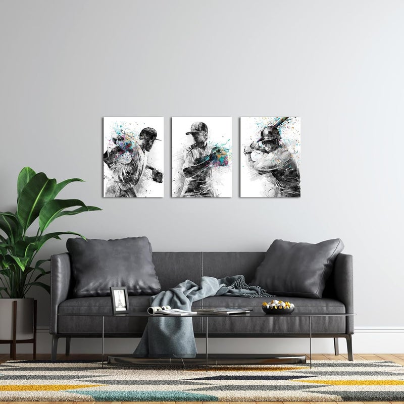 Kalormore Sports Themed Baseball Wall Art Prints - Image 2