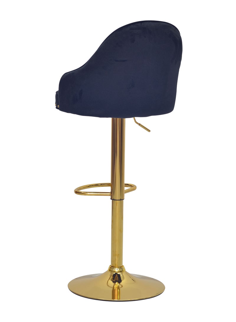Multi Home Furniture Barstool Chair Pu Leather And Stainless Steel Base Adjustable Bar Stool Height 360° Mh-377- Black  - Image 3