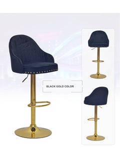 Multi Home Furniture Barstool Chair Pu Leather And Stainless Steel Base Adjustable Bar Stool Height 360° Mh-377- Black  - Image 4