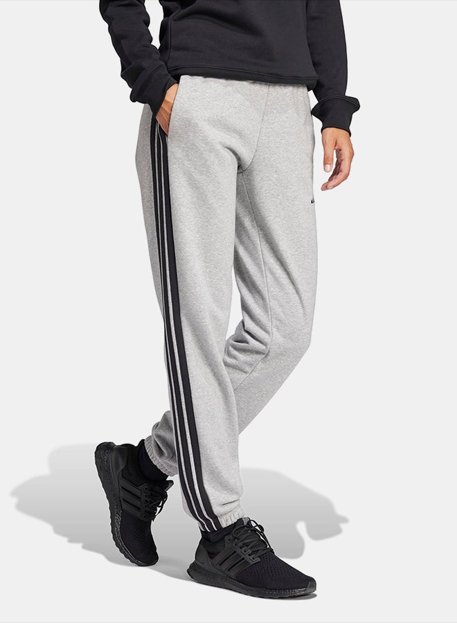 Adidas Essentials 3-Stripes French Terry Cuffed Joggers - Image 1