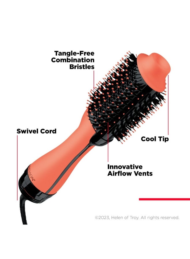 Revlon One Step Hair Dryer & Volumizer, 1100 Watts, Oval Brush Design, 2 heat setting plus cool setting - RVDR5222 - Image 4