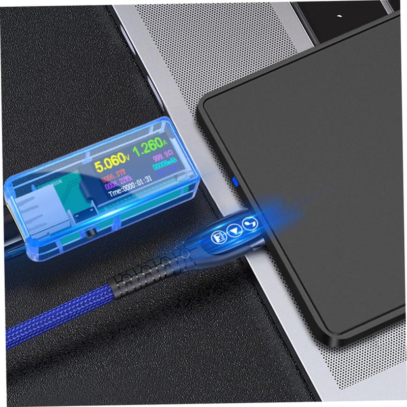 4 قطع اختبار USB ملتيميتر عالي الدقة شاشة LCD مراقب الجهد والتيار مدمج محمول لأجهزة USB - Image 5