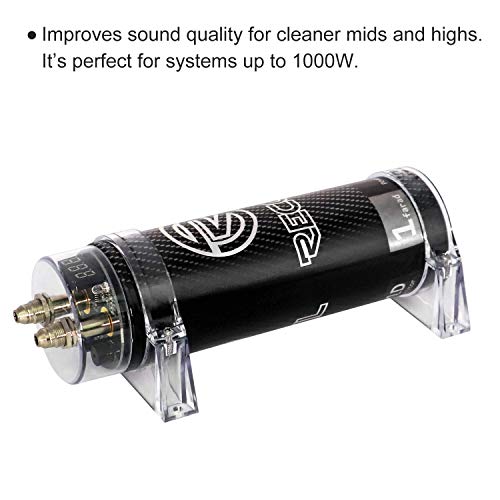 RECOIL R1D 1.0 Farad Car Audio Energy Storage Reinforcement Capacitor with Blue Digital Read-Out - Image 2