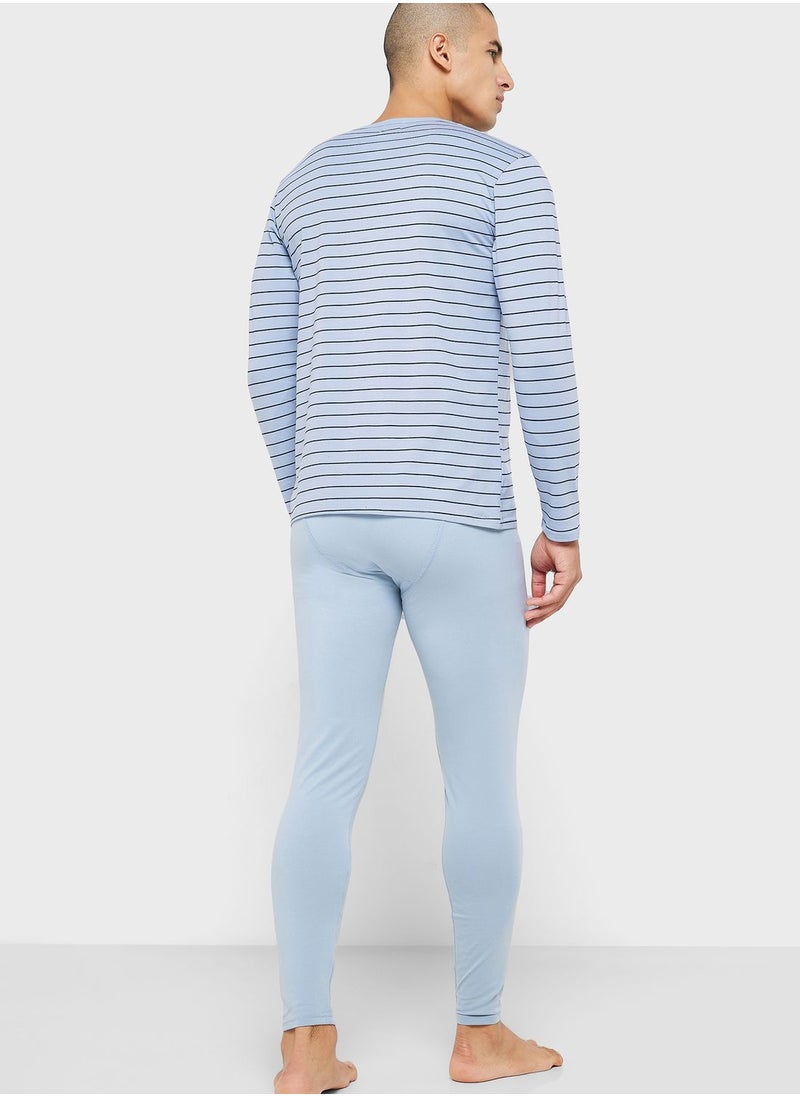Seventy Five - Stripe Nightwear Set - Image 1