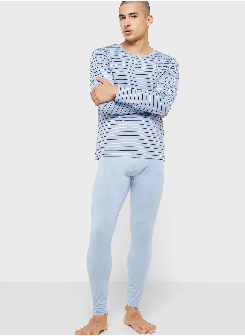 Seventy Five Stripe Nightwear Set