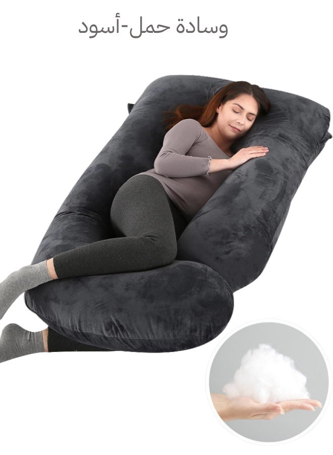 SHEIDLIN Pregnancy Pillows for Sleeping, G-Shaped Full Body Maternity Support Pillow, with Removable Cover, Support for Back, Legs, Belly for Pregnant Women, Pregnancy Pillow for Women - Image 1