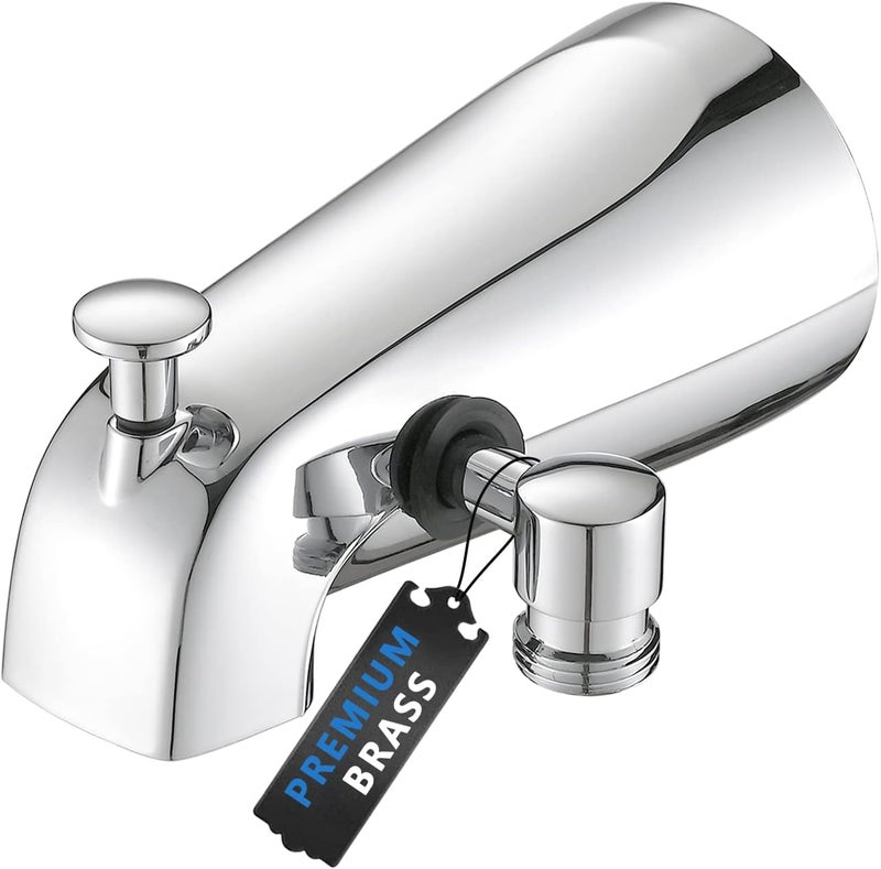 PROOX All Metal Tub Spout with Diverter Chrome, Diverter Tub Spout for Hand Shower - Image 1