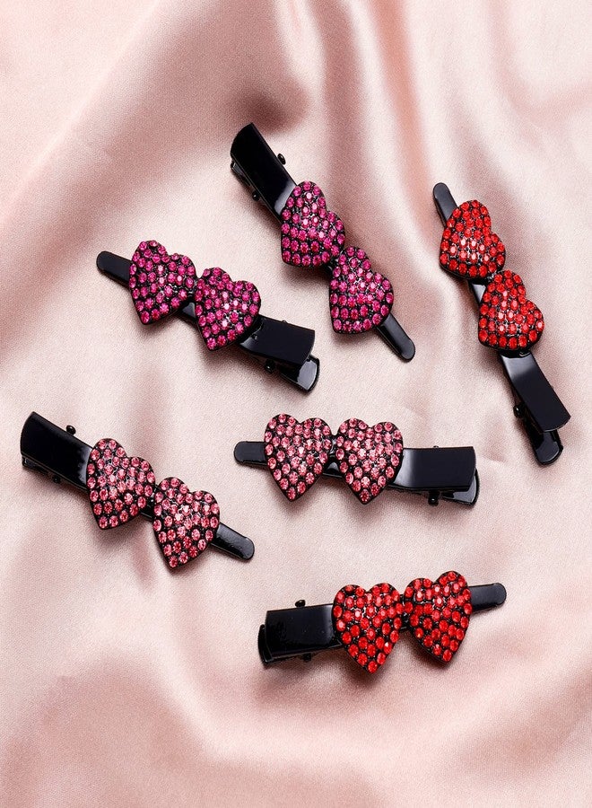 BVGA Valentine's Day Hair Clips for Women Girls lovely Heart black Hair Clips Sweet Side Bangs Barrette Hair Accessories, Gift for Valentine's Day - Image 3