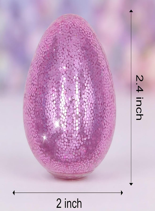 Howzcci 8 Pack Easter Eggs Stress Balls Squishy Toys Fidget Squeeze Toys for Kids Toddlers Easter Egg Hunt Fillers Easter Basket Stuffers Party Favors Gifts - Image 4
