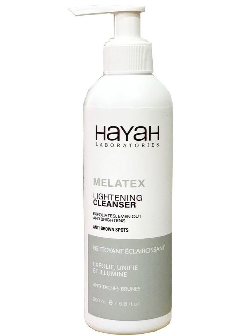 HAYAH Laboratiores Melatex Lightening Cleanser 200 ML