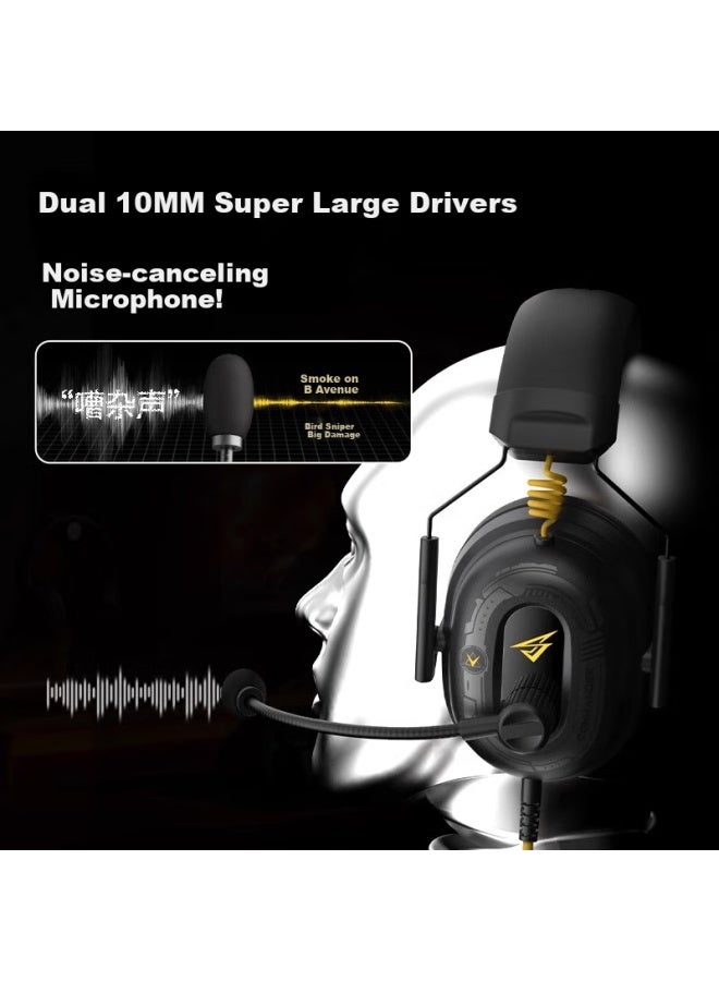 Somic G936 Ultra Gaming Headset Over-ear Wired 7.1 Surround Sound With Mic Usb For Pc Chicken Dinner Fps Headphones Moonlight White - Image 1