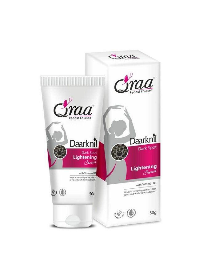 Qraa Daarknil Cream For Intimate Lightening / Dark Spots/ Uneven Tone / Skin Whitening ; For Dark Underarms Neck Knees Elbows And Inner Thigh (50) - Image 2