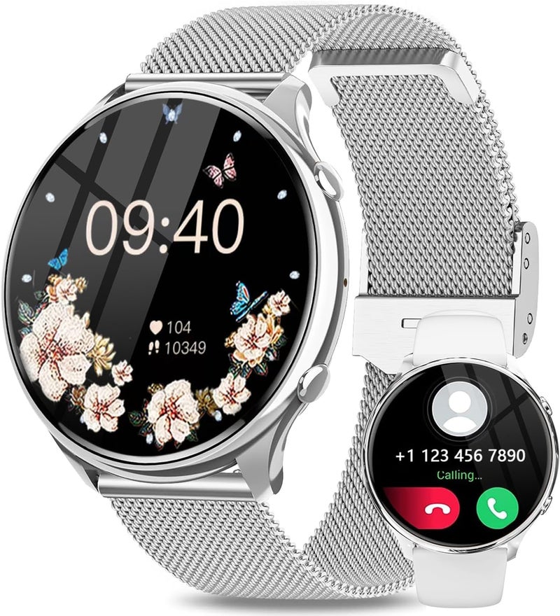Smart Watches for Women(Answer/Make Calls), 1.39” HD Touchscreen, Durable Battery Life, Smart Watch with Heart Rate/Sleep Monitor, IP67 Waterproof Fitness Tracker for Android iOS - Image 1