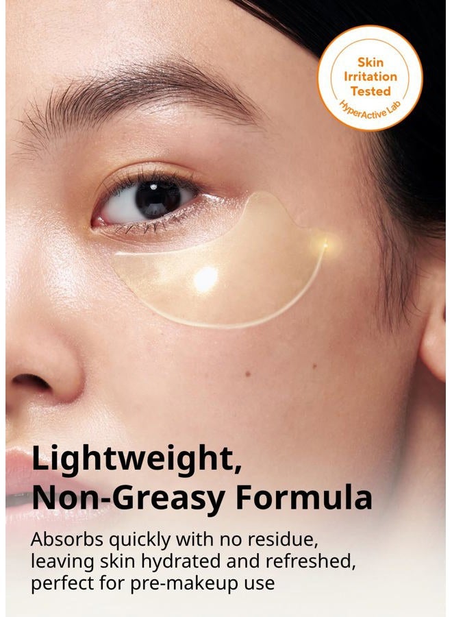 SNP 125Da Collagen + 24K Gold Perfection Eye Patch | Nourishing Under Eye Patches for Wrinkles and Dark Spots | Under Masks for Puffy Eyes and Dark Circles | Korean Collagen Skincare | 60 Patches - Image 5