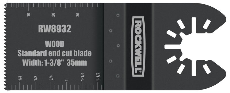 Rockwell شفرات قطع نهاية متعددة الاستخدامات Rockwell RW8981K Sonicrafter مع نظام ملاءمة عالمي، عبوة 6 قطع - Image 2