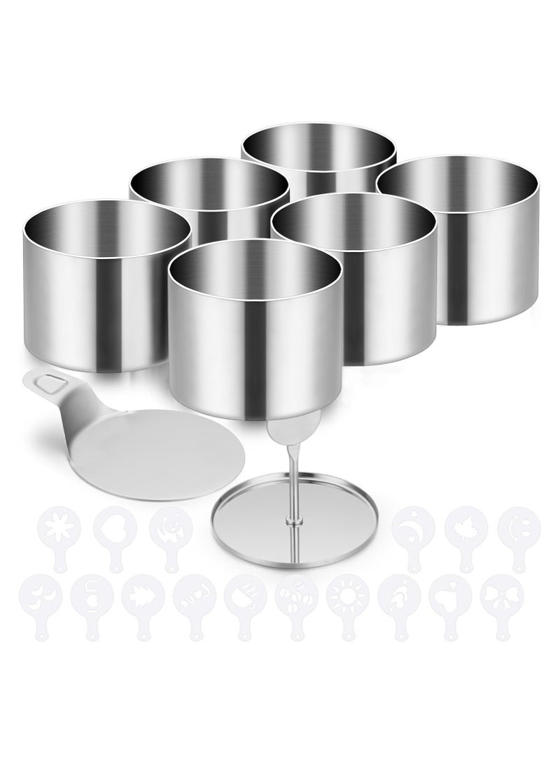 general Stainless Steel Mousse Circle 24 Piece Set Baking Utensils Round Cake Mold Fondant Mold Baking Tools - Image 1