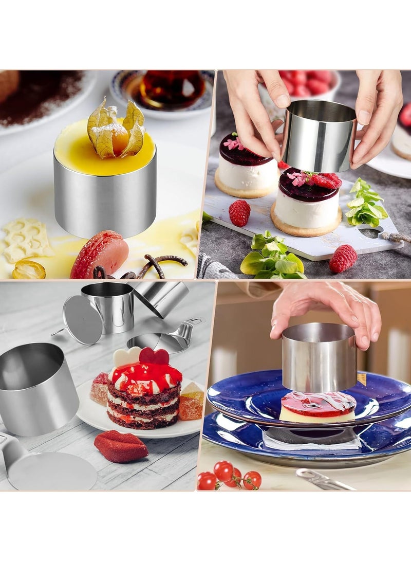 general Stainless Steel Mousse Circle 24 Piece Set Baking Utensils Round Cake Mold Fondant Mold Baking Tools - Image 3