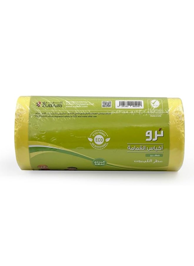 Tru Lemon Scented Garbage Bags Compact Roll 54x60cm - Pack of 3  - Image 4