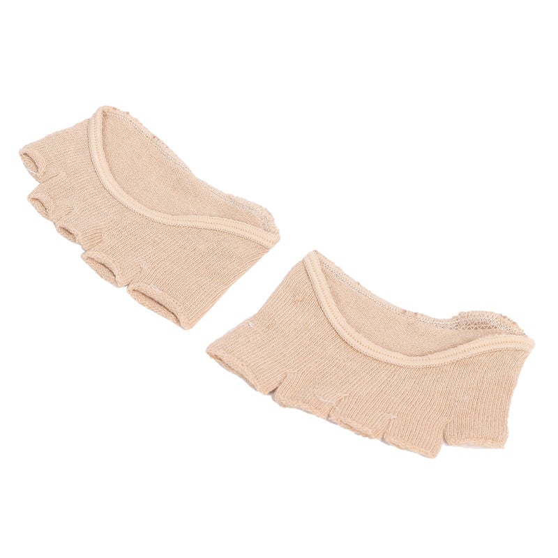 Toe Separating Heelless Socks Breathable Sweat Absorbent Forefoot Pads Open Toed - Image 5