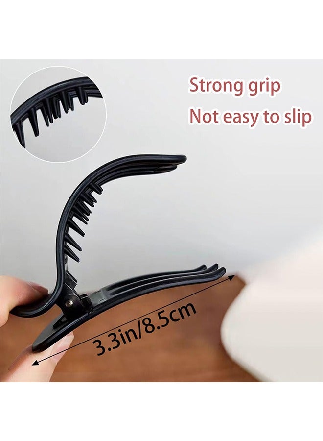 Beyond 4 Pcs Frosted Concave Hair Clips, Strong Hold Jaw Clips for Women Thin Thick Curly Hair, Jaw Clips Styling Hair Accessories (Colorful) - Image 2