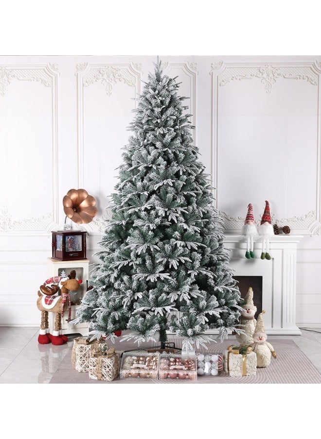 GGEROU - Artificial Christmas Trees 8FT Xmas Tree PE PVC Material Christmas Tree with 1300 Branch Tips and Metal Foldable Stand - Image 1