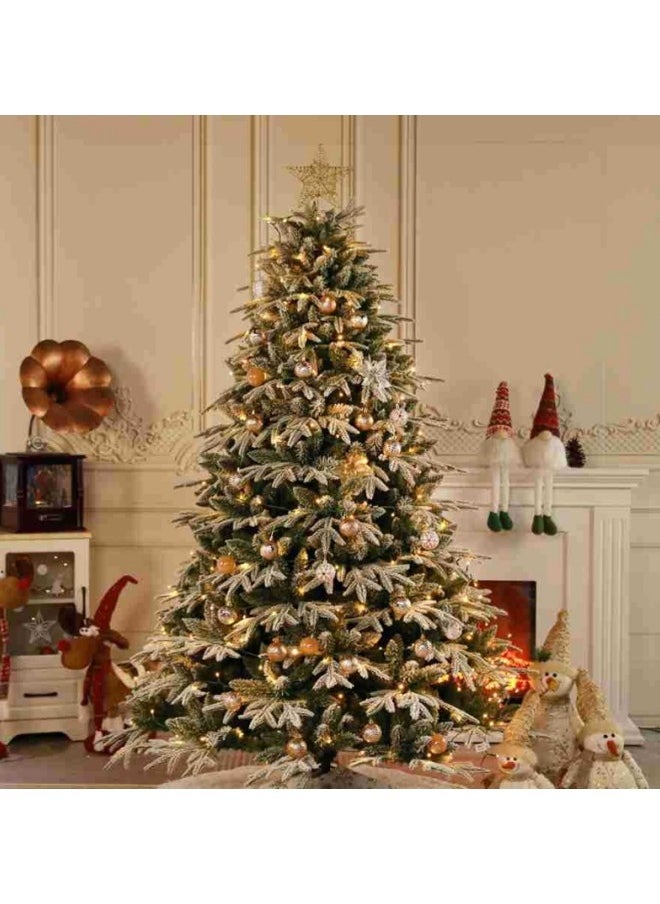 GGEROU - Artificial Christmas Trees 8FT Xmas Tree PE PVC Material Christmas Tree with 1300 Branch Tips and Metal Foldable Stand - Image 1