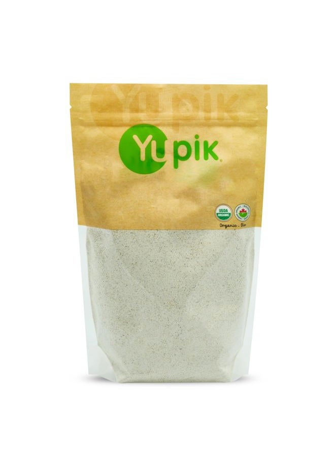 Yupik دقيق الحنطة السوداء العضوي 2.2 رطل (35.2 أونصة)، معتمد من وزارة الزراعة الأمريكية، خالي من الغلوتين، خام، نباتي، كوشير، غير معدل وراثيًا، مطحون ناعماً، مثالي للخبز، والعجائن، والطهي - Image 1
