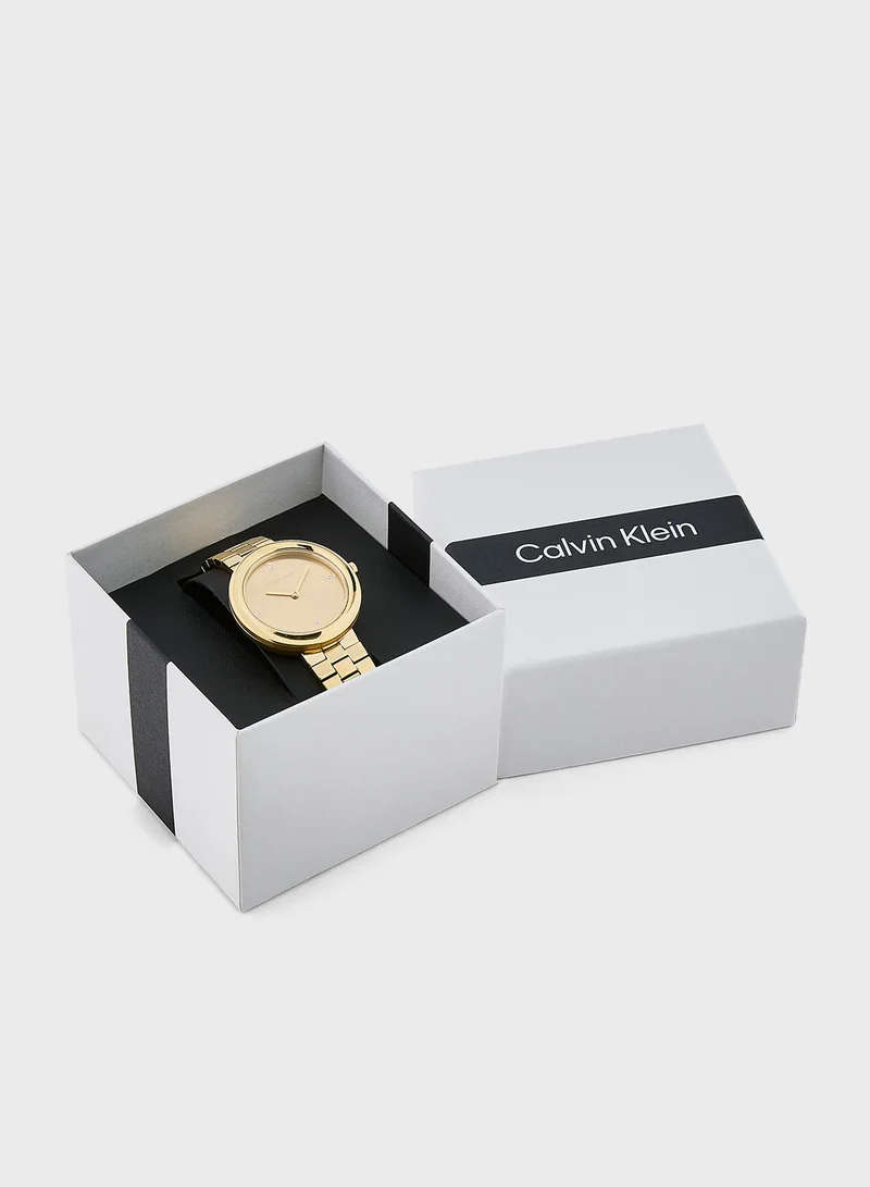 CALVIN KLEIN Analog Steel Strap Watch