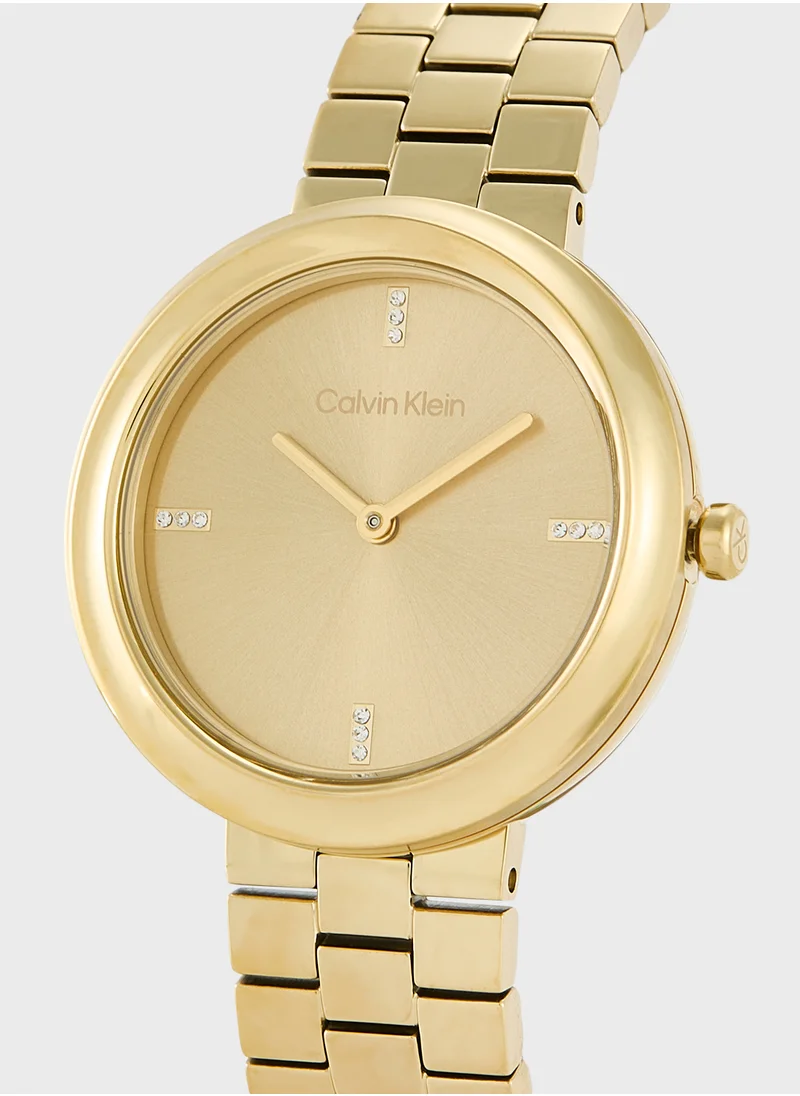 CALVIN KLEIN Analog Steel Strap Watch