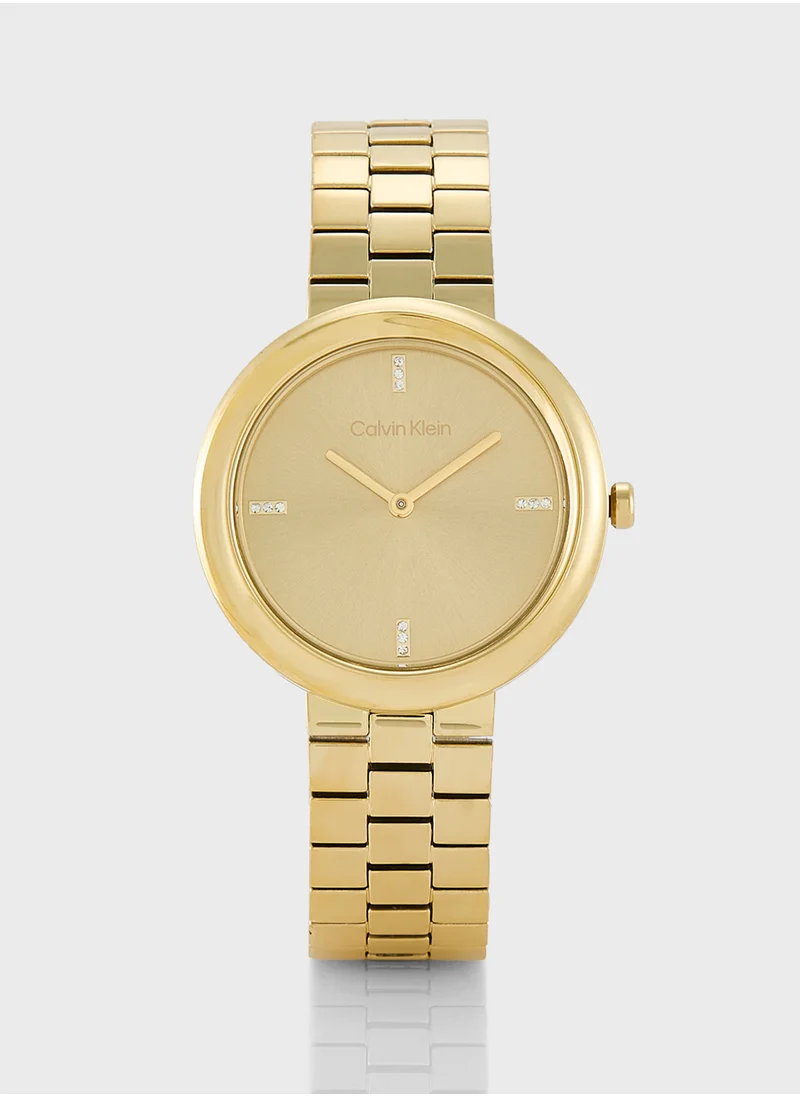 CALVIN KLEIN Analog Steel Strap Watch