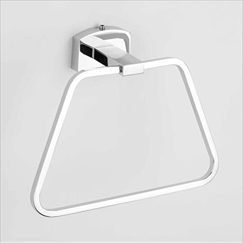KANJAL Towel Rings Towel Holder Hand Towel Stand Cloth Hanger Napkin Holder Cloth Stand Towel Holder for Bathroom Kitchen washbasin(Brass,Chrome Finished, Anti Rust) 13 - Image 3