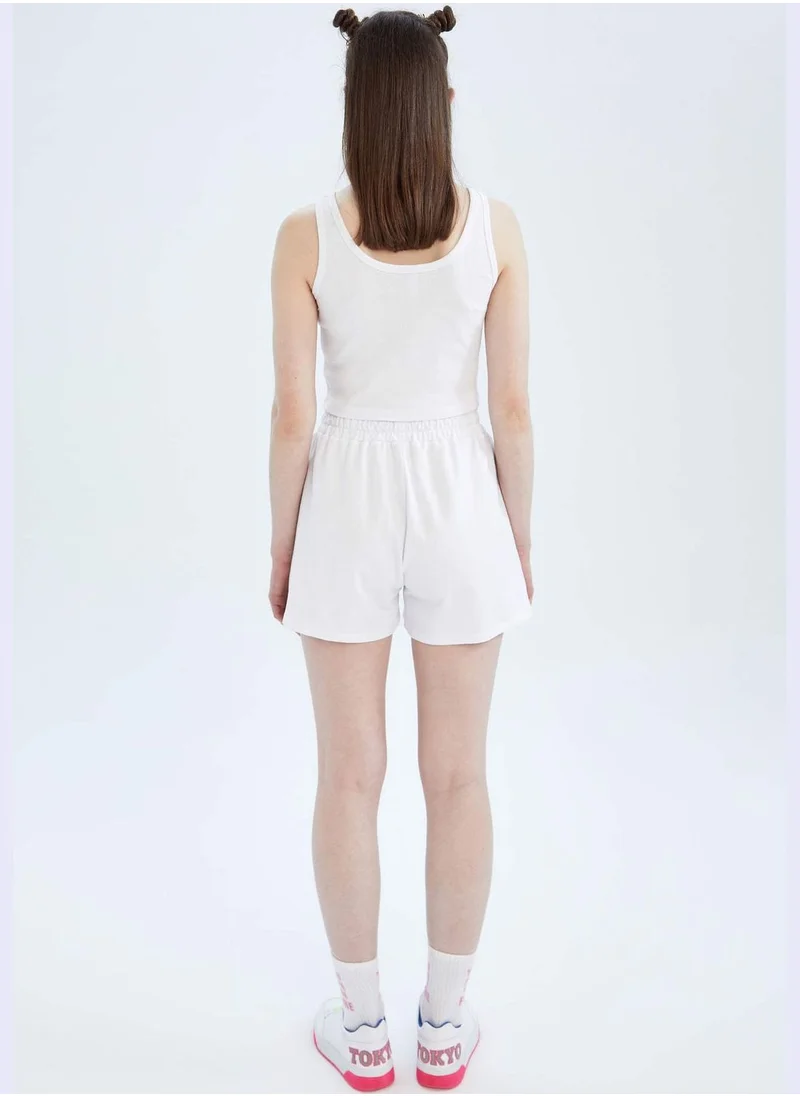 ديفاكتو Text Printed Basic Shorts