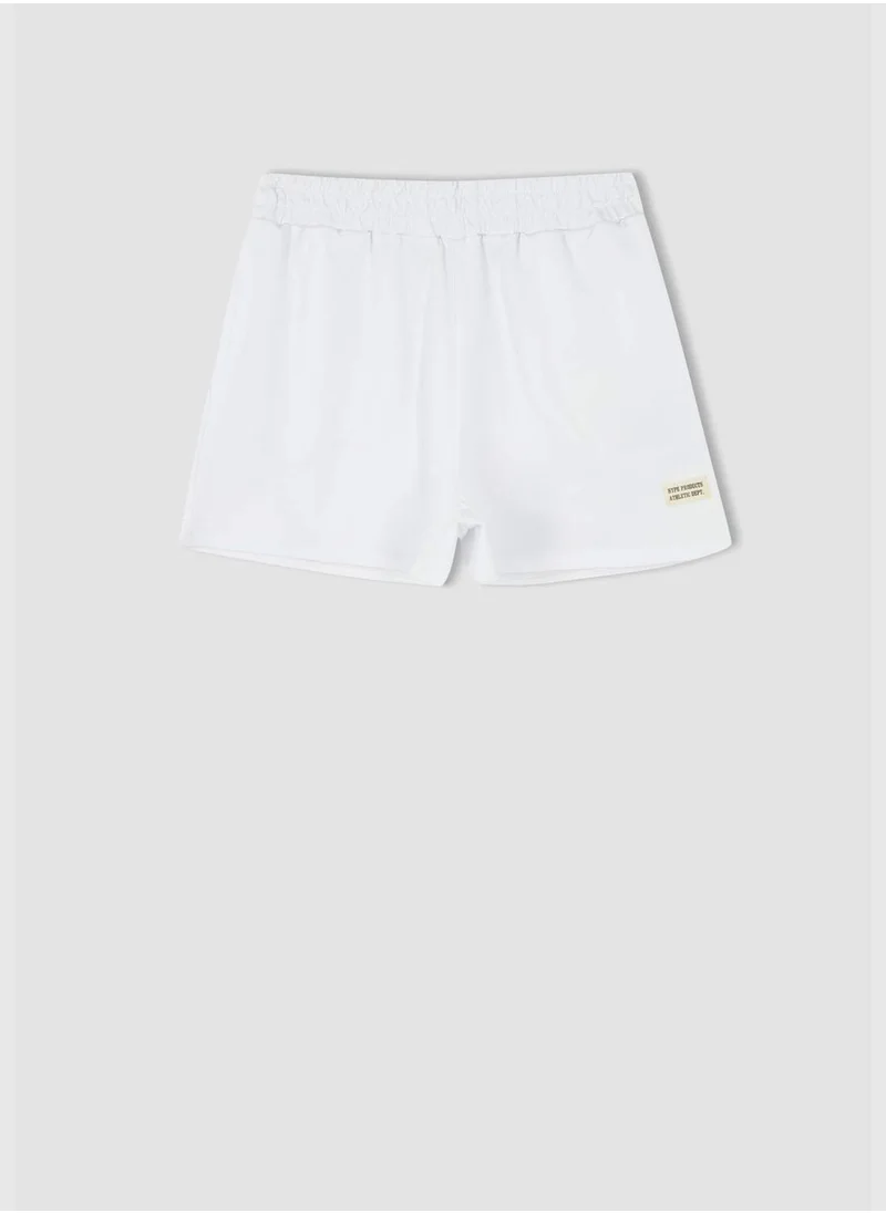 ديفاكتو Text Printed Basic Shorts