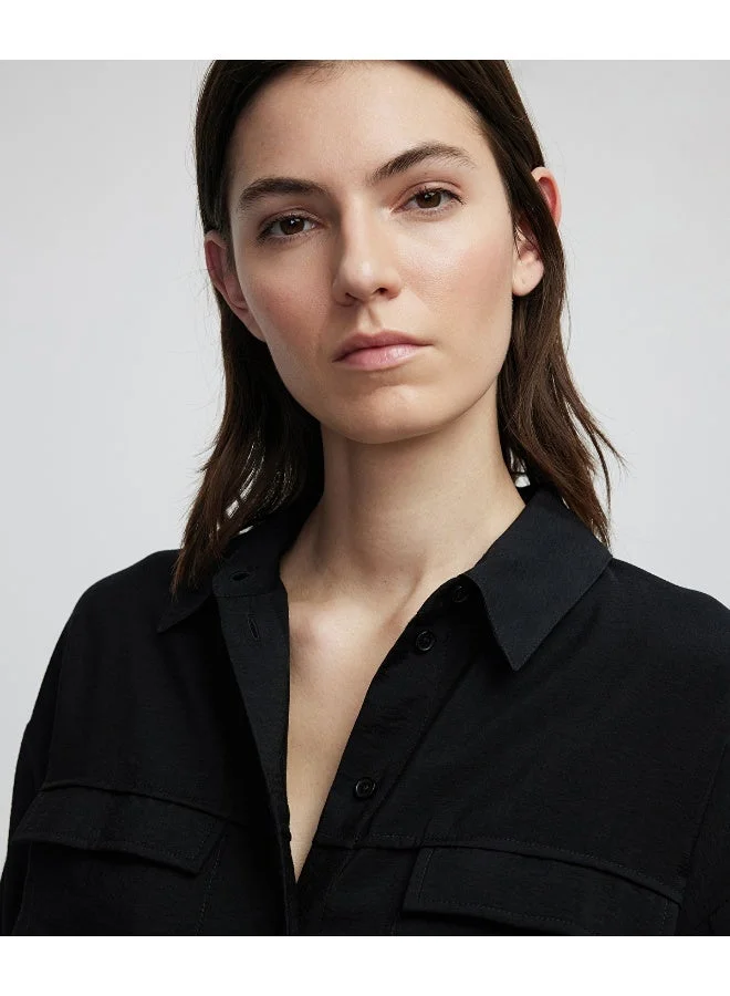 ابيكول قميص بجيوب