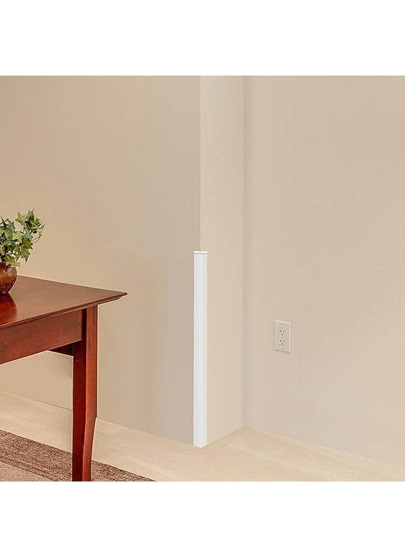 Generic - Rubber Bond Wall Corner Guard Edge Protector - Baby Proofing Corner Guards - Self-Adhesive Furniture Edge Strips for Home & Office - White - Image 1