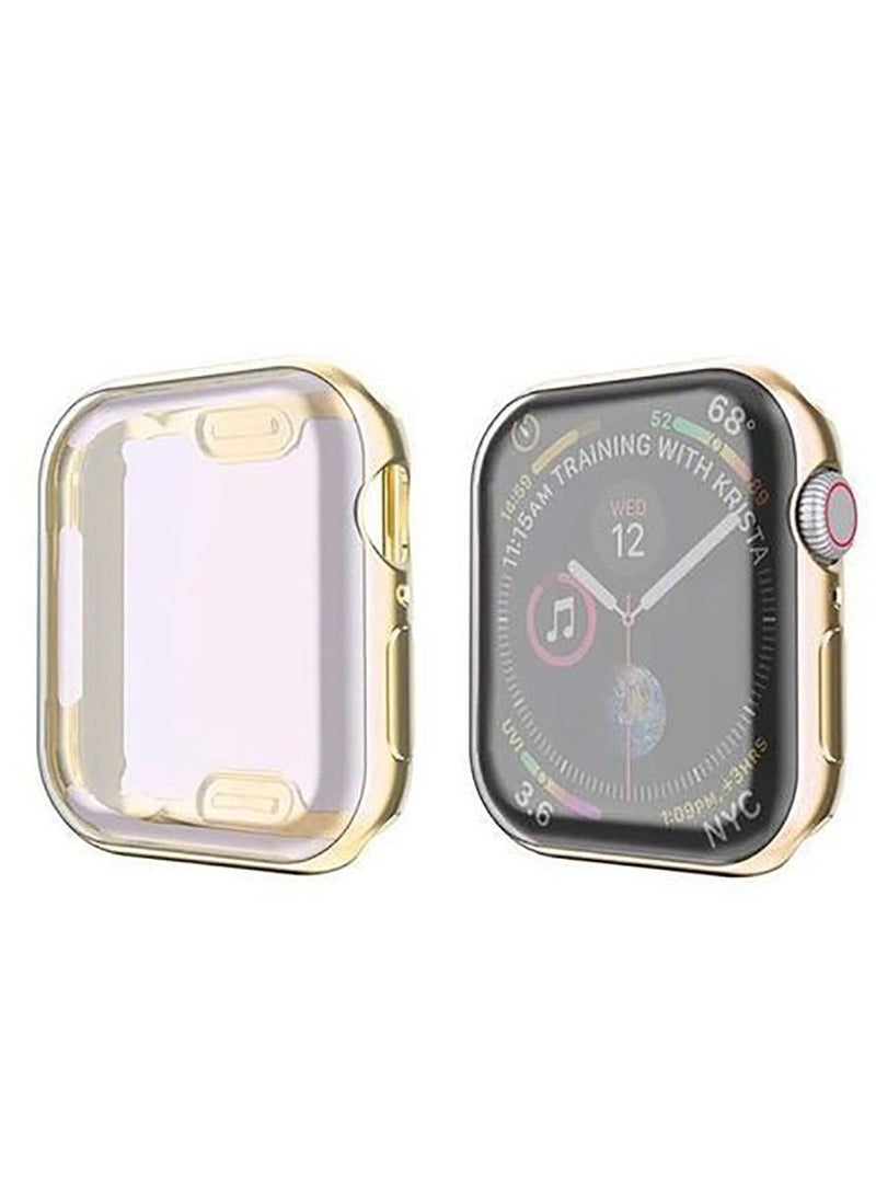 Cover Case For Apple Watch 41mm Series 7/8 With Screen Shockproof-Gold - Image 1