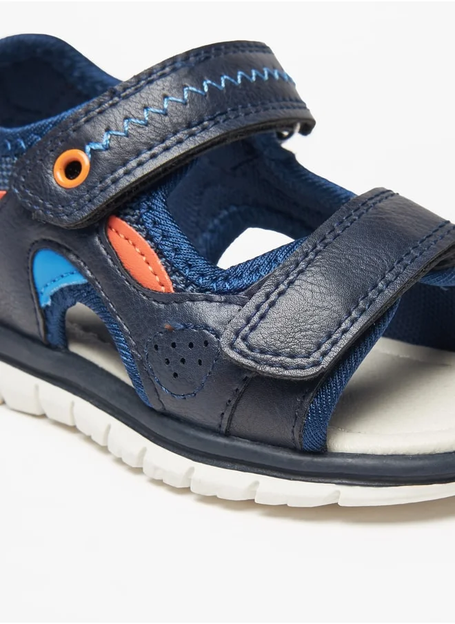 ال بي ال من شو اكسبرس Boys Colourblock Floaters with Hook and Loop Closure