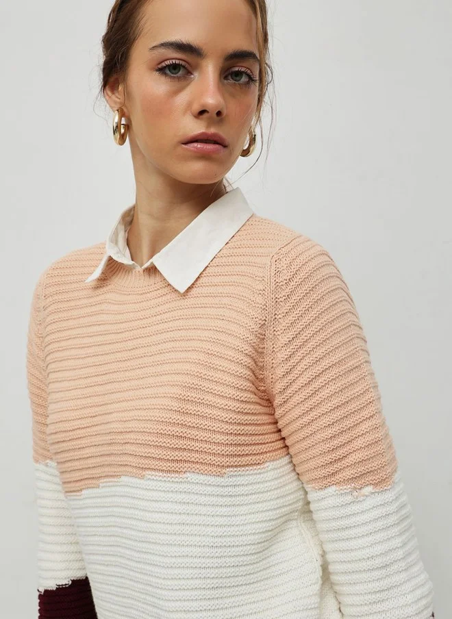 STREET 9 Colourblocked Pullover for Women