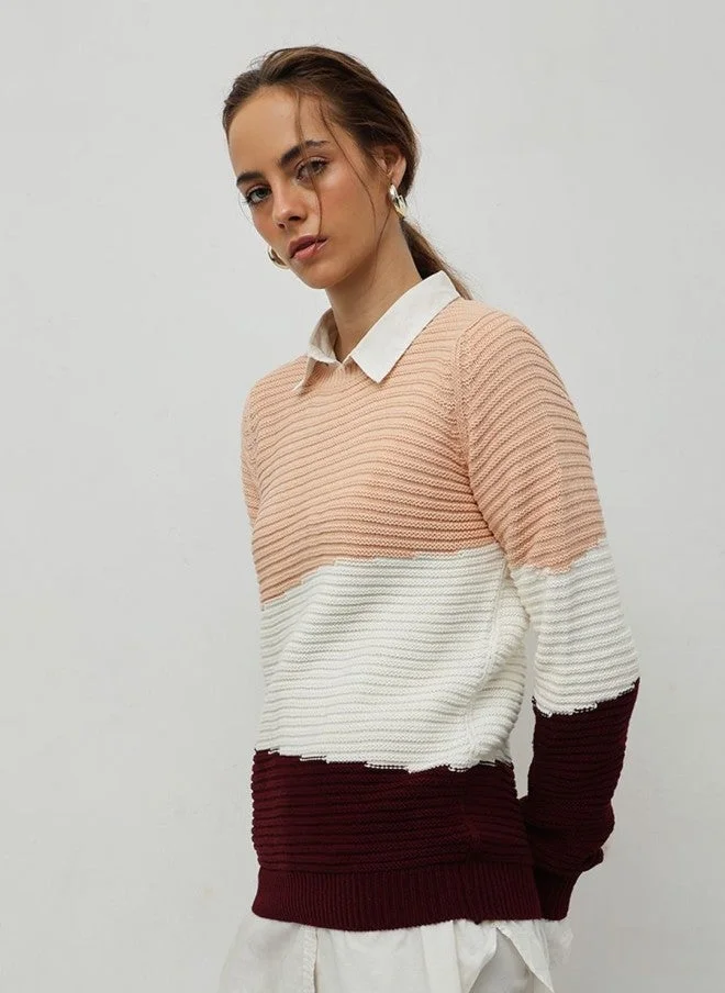 STREET 9 Colourblocked Pullover for Women