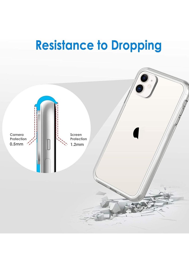 Shock-Absorption Bumper Anti-Scratch Back Cover for Apple iPhone 11 (2019) 6.1-Inch - Image 4