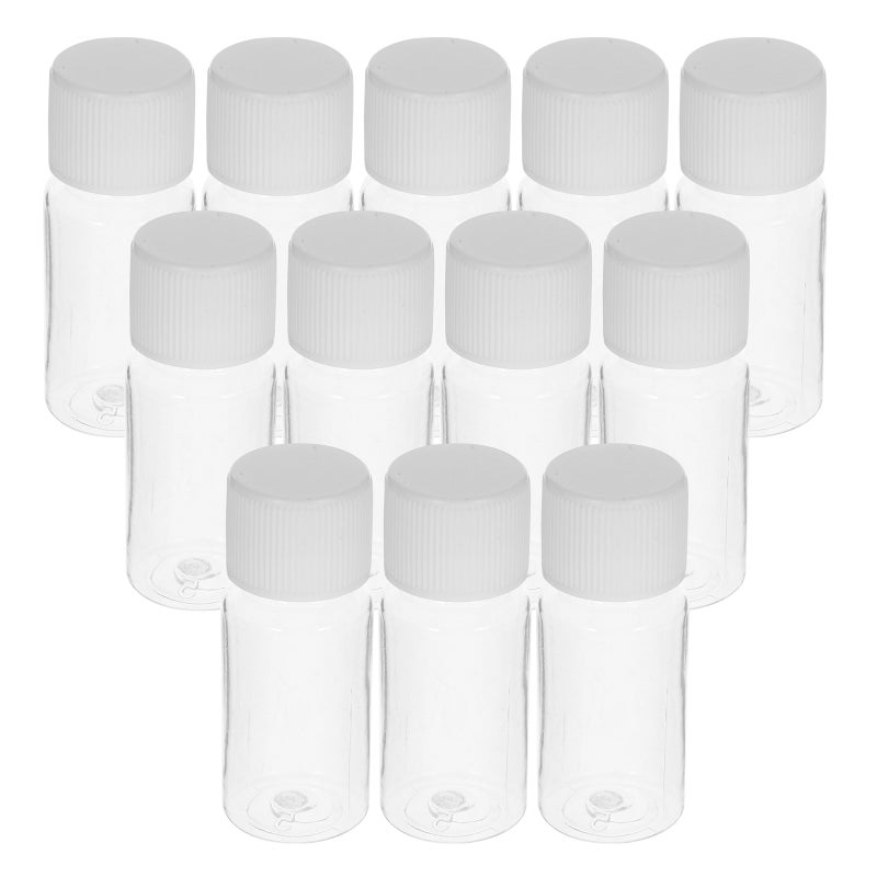 25pcs 10ml Sample Bottles Refillable Plastic Transparent Lotion Bottle Shower Gel Container - Image 1