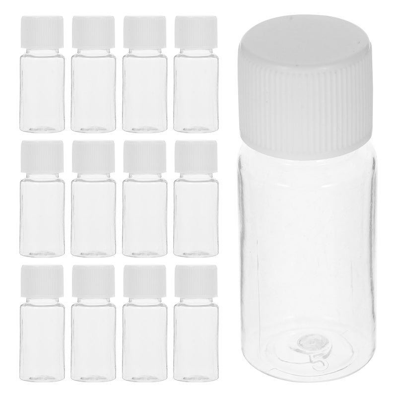 25pcs 10ml Sample Bottles Refillable Plastic Transparent Lotion Bottle Shower Gel Container - Image 4