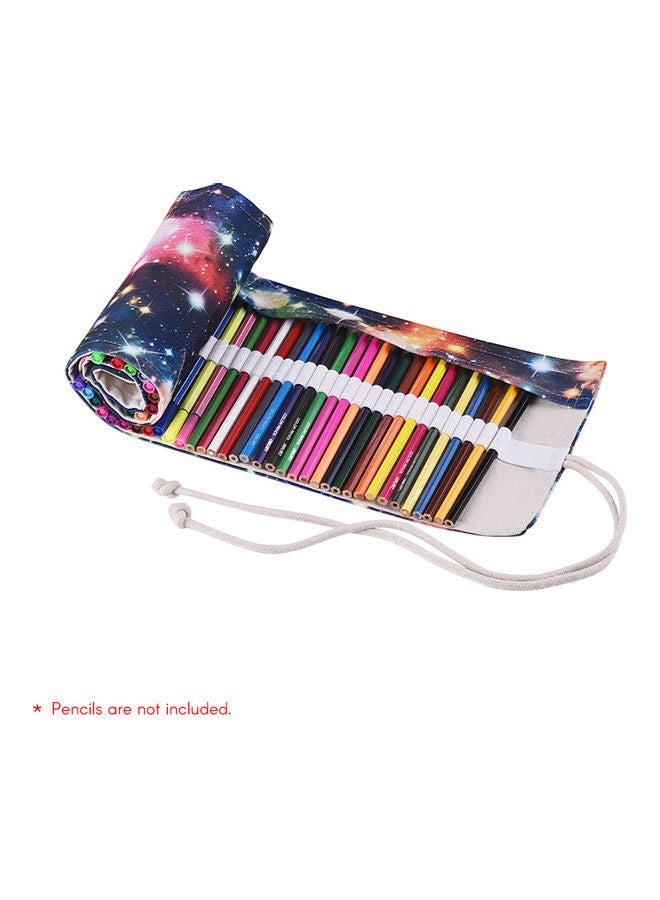 Loquat Canvas Pencil Roll Pouch Multicolour  - Image 3