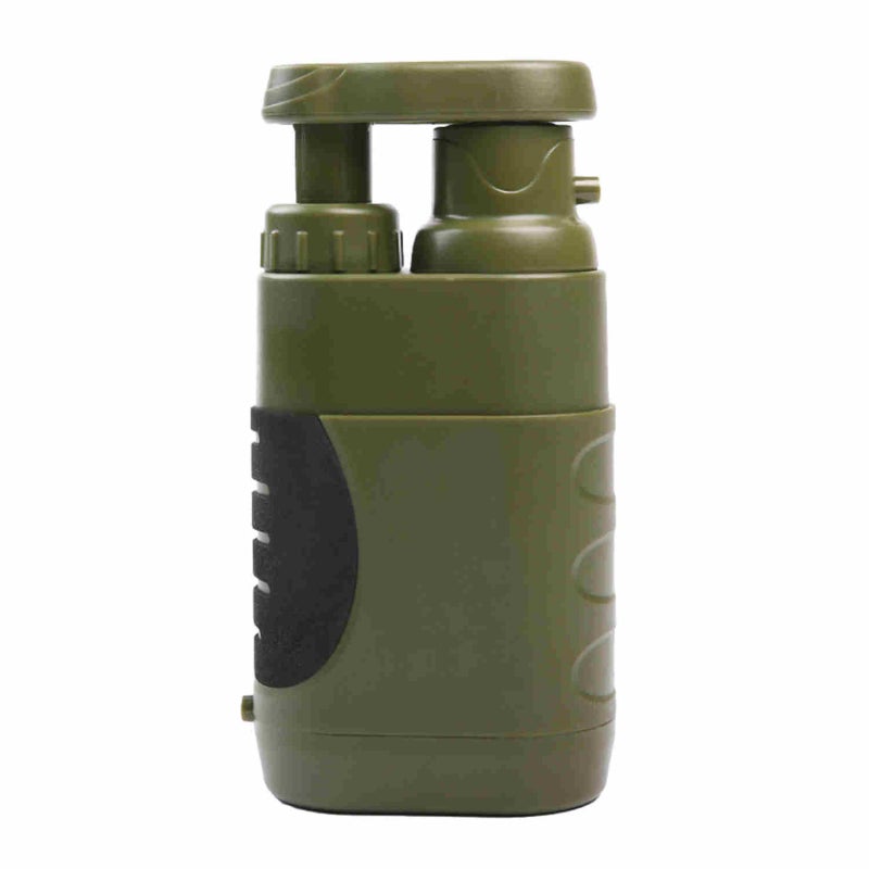 Portable Water Purifier: 0.01 Micron Ultra-efficient Filtration, 1400 Ml/Min High Flow Rate - Lightweight 254g Black Design, Reusable Filter Cartridge for Outdoor Hiking, Camping, Emergency Preparedne - Image 2