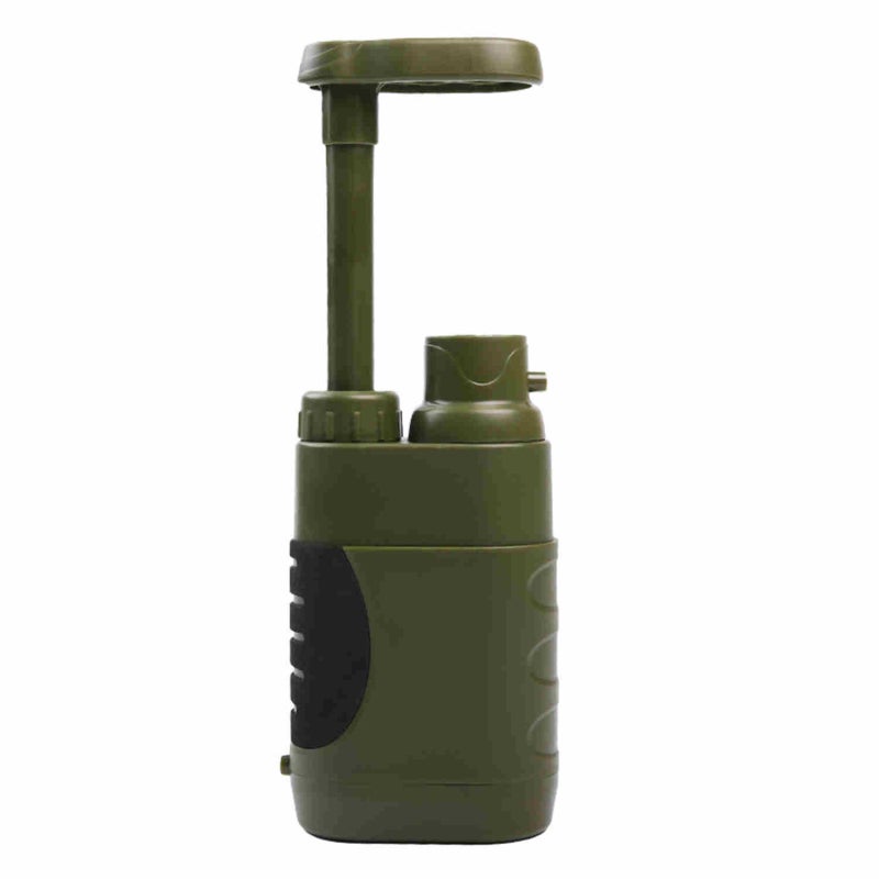 Portable Water Purifier: 0.01 Micron Ultra-efficient Filtration, 1400 Ml/Min High Flow Rate - Lightweight 254g Black Design, Reusable Filter Cartridge for Outdoor Hiking, Camping, Emergency Preparedne - Image 3