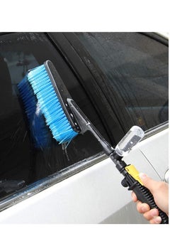 Y&D Car Wash Brush Multiple-Function Hose Adapter Vehicle Dip Truck Cleaning Water Spray Nozzle Care Exterior Washing Wax Drag Microfiber for Fog Moisture Removal  - Image 2
