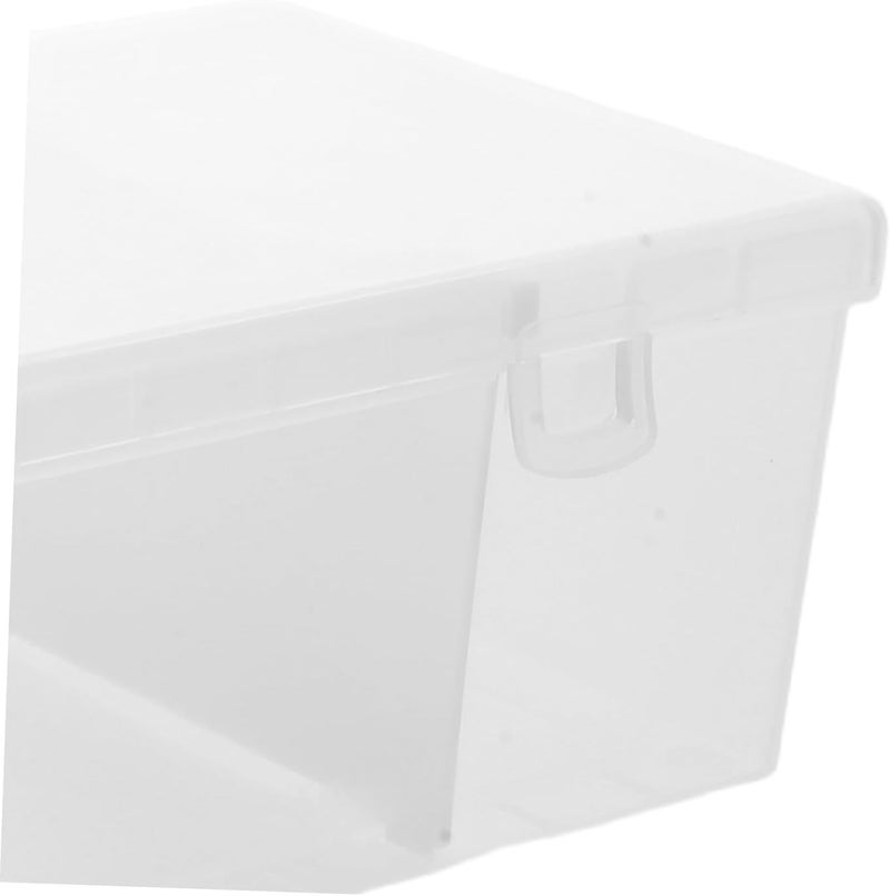 All territory compatible build ibasenice 2pcs Plastic Card Storage Box with Dividers Trading Card Organizer Case for Sports for Collectors and Players Simple multi-color universal build - Image 3